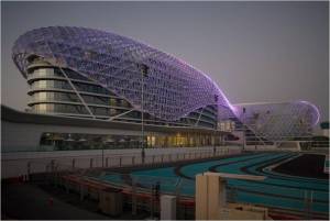 Asymptote Architecture: Yas Hotel & Marina, United Arab Emirates